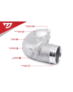 Unitronic 3-inch Turbo Inlet Elbow for 2.5 TFSI EVO